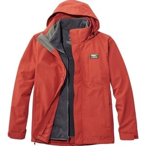 L.L. Bean Men's Sweater Fleece 3-in-1 Jacket